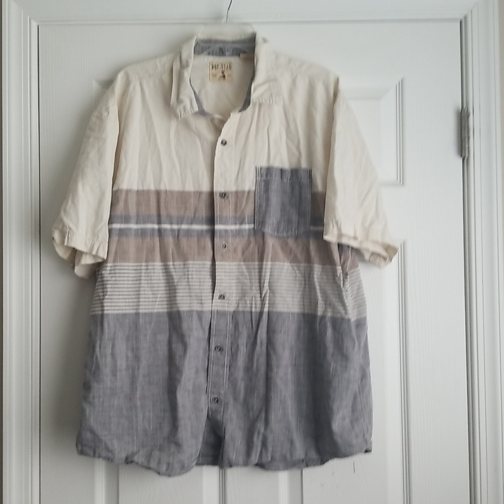 Red Head Men's Button Down Shirt
